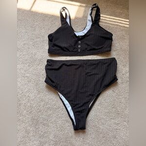 Black Maternity Bikini